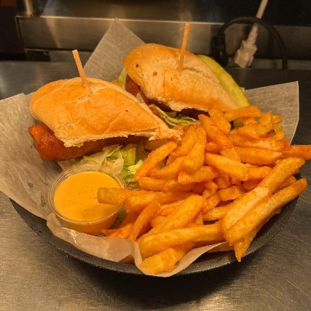 Fried Cod Sandwich.