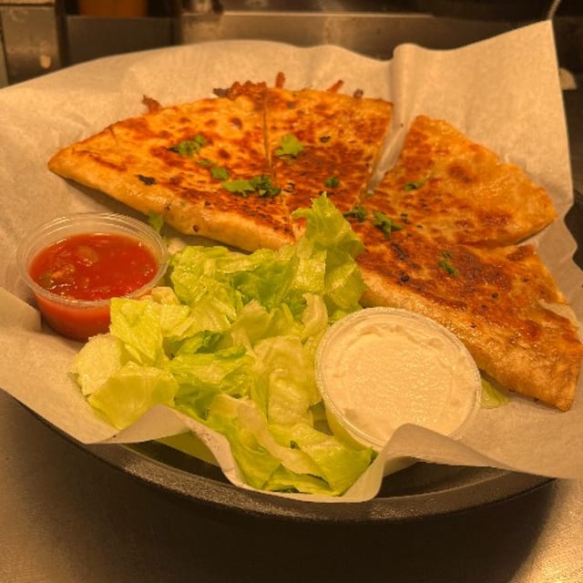 Cheese Quesadilla.