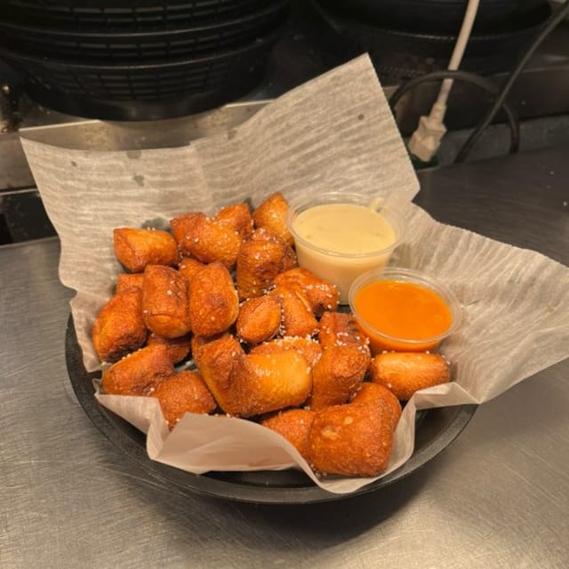 Warm Pretzel Bites.